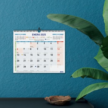 CALENDARIO PARED FINOCAM COLOR ESCRIBIR M 30X24,7 2025