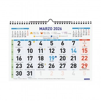CALENDARIO PARED FINOCAM COLOR NG M 30X21 2026