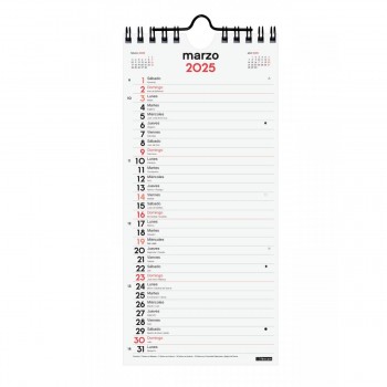 CALENDARIO PARED FINOCAM ESCRIBIR LARGO S 2025