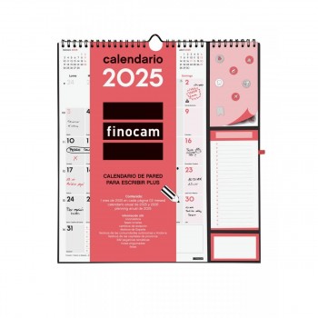 CALENDARIO PARED FINOCAM ESCRIBIR PLUS 2025