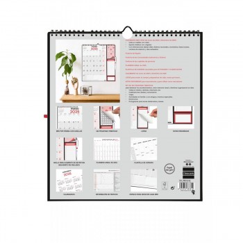 CALENDARIO PARED FINOCAM ESCRIBIR PLUS 2025