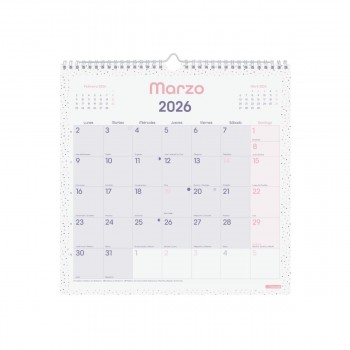 CALENDARIO PARED FINOCAM CHIC ES30X30 2026 MORADO