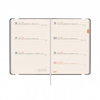 AGENDA ANUAL 2026 FINOCAM LISA F4 118X168 SVH NEGRO