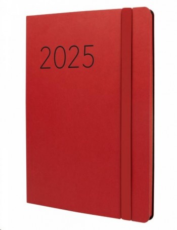 AGENDA ANUAL 2025 FINOCAM LISA F5 148X210 SVV ROJO