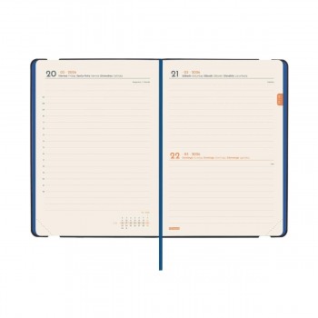 AGENDA ENCUADERNADA ANUAL 2026 FLEXIBLE JOY F4 1DP 2026 FIONA+  118x168 mm