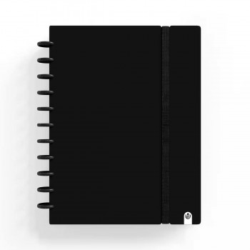 CUADERNO INGENIOX FOAM A4 80H CUADRICULA NEGRO