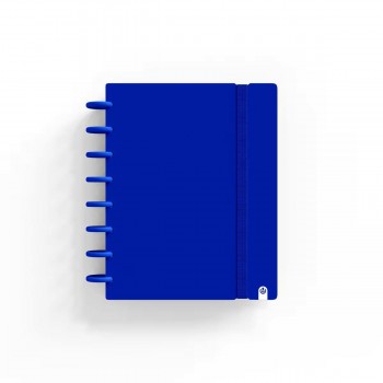 CUADERNO INGENIOX FOAM A5 80H CUADRICULA AZUL OSCURO