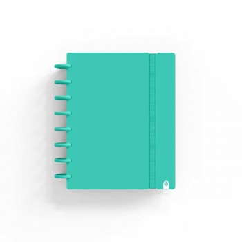 CUADERNO INGENIOX FOAM A5 80H CUADRICULA MENTA PASTEL