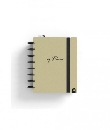 (25) CUADERNO MY PLANNER INGENIOX CLASSIC 240 PAG BEIGE