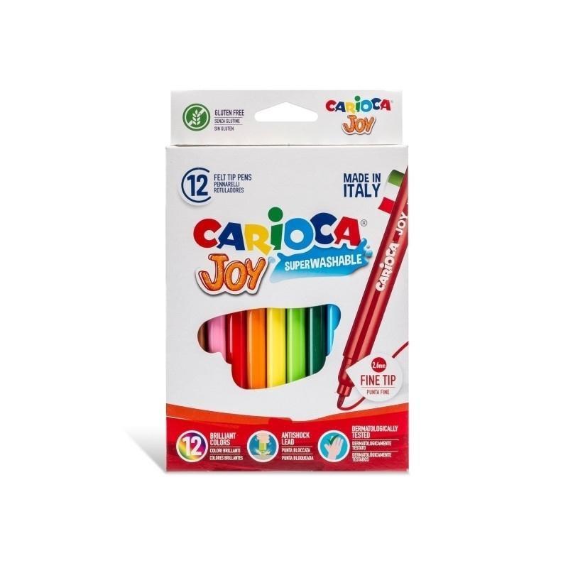 ROTULADORES CARIOCA FINOS CAJA DE 24 UNIDADES