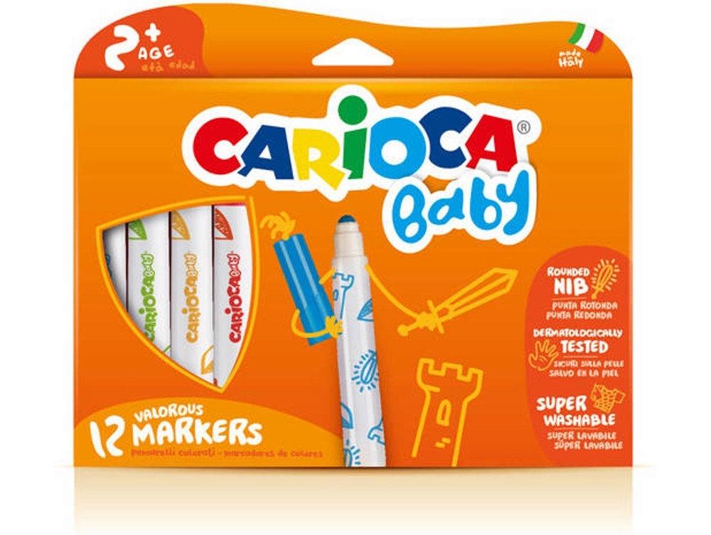ROTULADOR CARIOCA BABY CAJA DE 12U +2 AÑOS