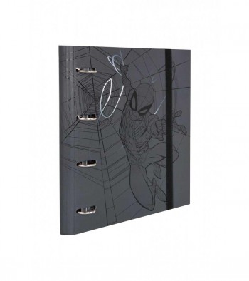 CARPETA RINGBOOK A4 BLACK COLLECTION SPIDERMAN