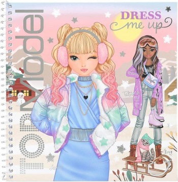 CUADERNO CON CALCOMANIAS TOPMODEL DRESS WINTER