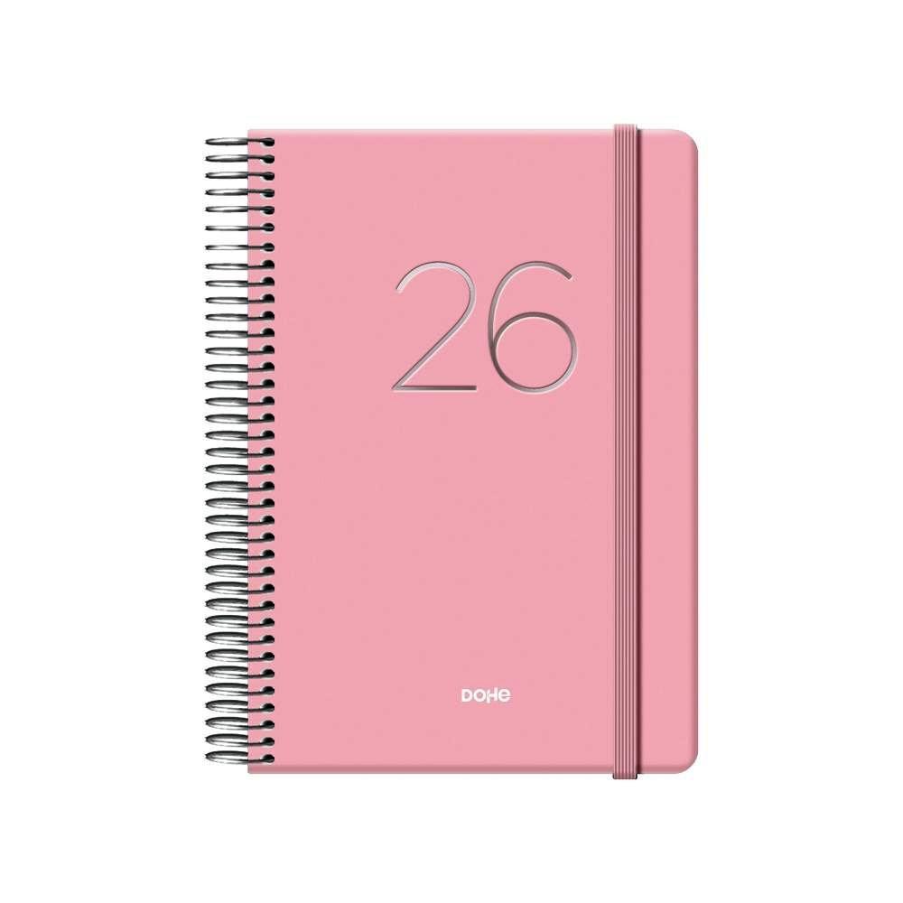 AGENDA ANUAL DOHE 2026 12,5X18 D/P GLOSS ROSA