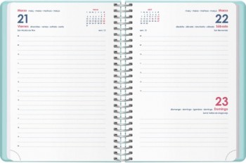 AGENDA ANUAL DOHE 2025 12,5X18 D/P GLOSS AZUL