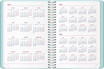 AGENDA ANUAL DOHE 2025 12,5X18 D/P GLOSS AZUL