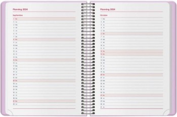 AGENDA ANUAL DOHE 2025 12,5X18 D/P GLOSS MORADO