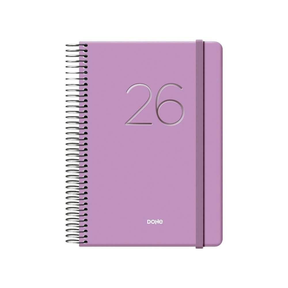 AGENDA ANUAL DOHE 2026 12,5X18 D/P GLOSS MORADO