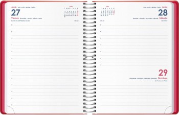 AGENDA ANUAL DOHE 2025 15X21 D/P DENVER ROJO