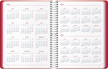 AGENDA ANUAL DOHE 2025 15X21 D/P DENVER ROJO