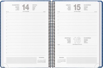 AGENDA ANUAL DOHE 2025 14X20 D/P NEWPORT AZUL