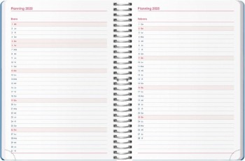 AGENDA ANUAL DOHE 2025 15X21 D/P MEMPHIS AZUL