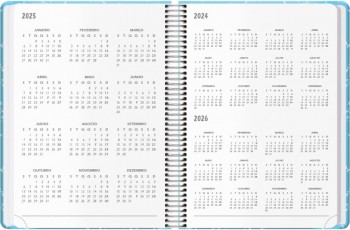 AGENDA ANUAL DOHE 2025 14X20 D/P ARUBA AZUL