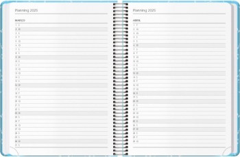 AGENDA ANUAL DOHE 2025 14X20 D/P ARUBA AZUL