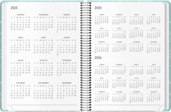 AGENDA ANUAL DOHE 2025 14X20 D/P ARUBA VERDE