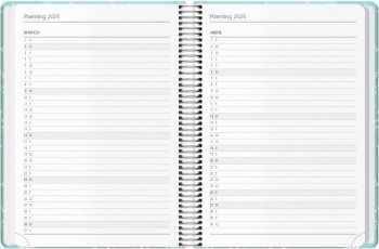 AGENDA ANUAL DOHE 2025 14X20 D/P ARUBA VERDE