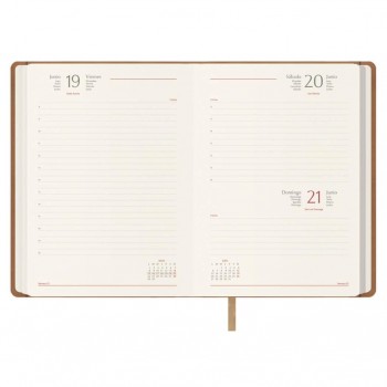 AGENDAS ANUALES 2026 SAMBA CÁMEL DÍA PÁGINA 15 x 21