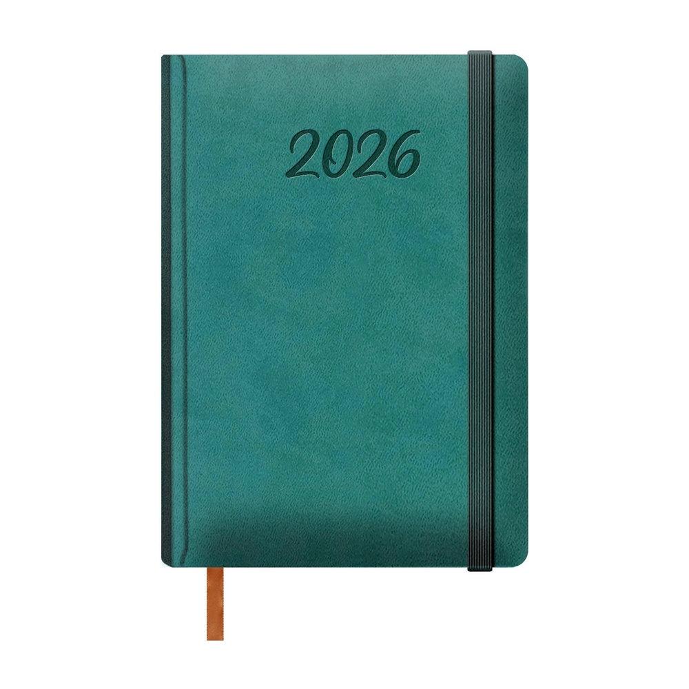 AGENDAS ANUALES 2026 SAMBA VERDE MENTA DÍA PÁGINA 15 x 21