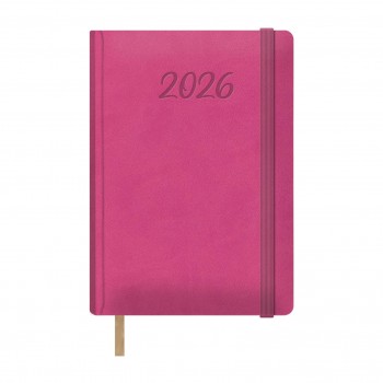 AGENDAS ANUALES 2026 SAMBA FUCSIA DÍA PÁGINA 15 x 21