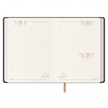 AGENDAS ANUALES 2026 SAMBA NEGRO DÍA PÁGINA 15 x 21