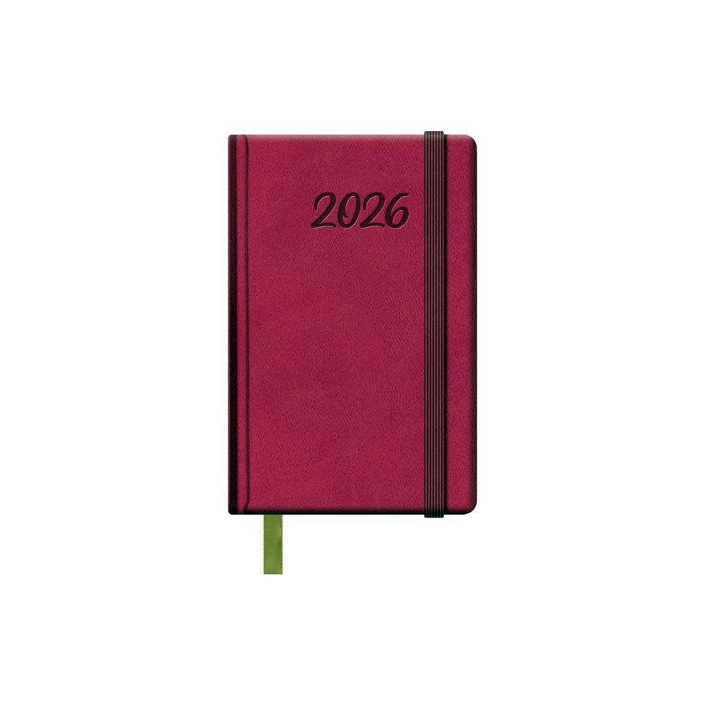 AGENDAS ANUALES 2026 SAMBA FUCSIA SEMANA VISTA BOLSILLO 8,5 x 13