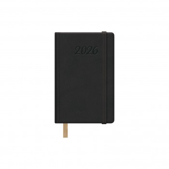 AGENDAS ANUALES 2026 SAMBA NEGRO SEMANA VISTA BOLSILLO 8,5 x 13