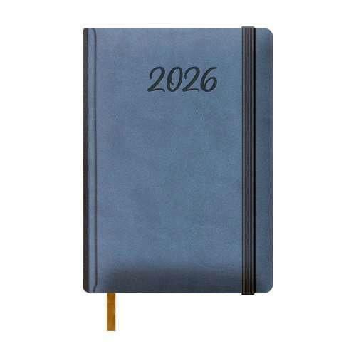 AGENDAS ANUALES 2026 SAMBA AZUL CLARO DÍA PÁGINA 15 x 21