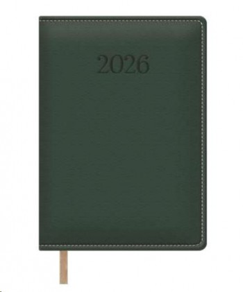 AGENDAS ANUALES 2026 BOLONIA VERDE DÍA PÁGINA 15 x 21