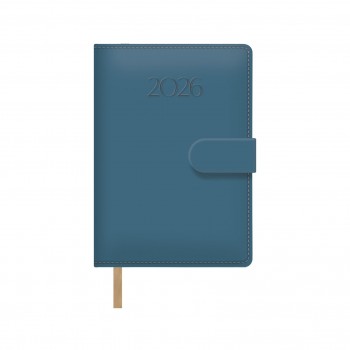 AGENDAS ANUALES 2026 PRETTY AZUL DÍA PÁGINA 12,5 x 18