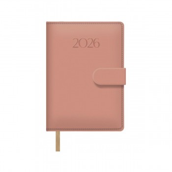 AGENDAS ANUALES 2026 PRETTY ROSA DÍA PÁGINA 12,5 x 18
