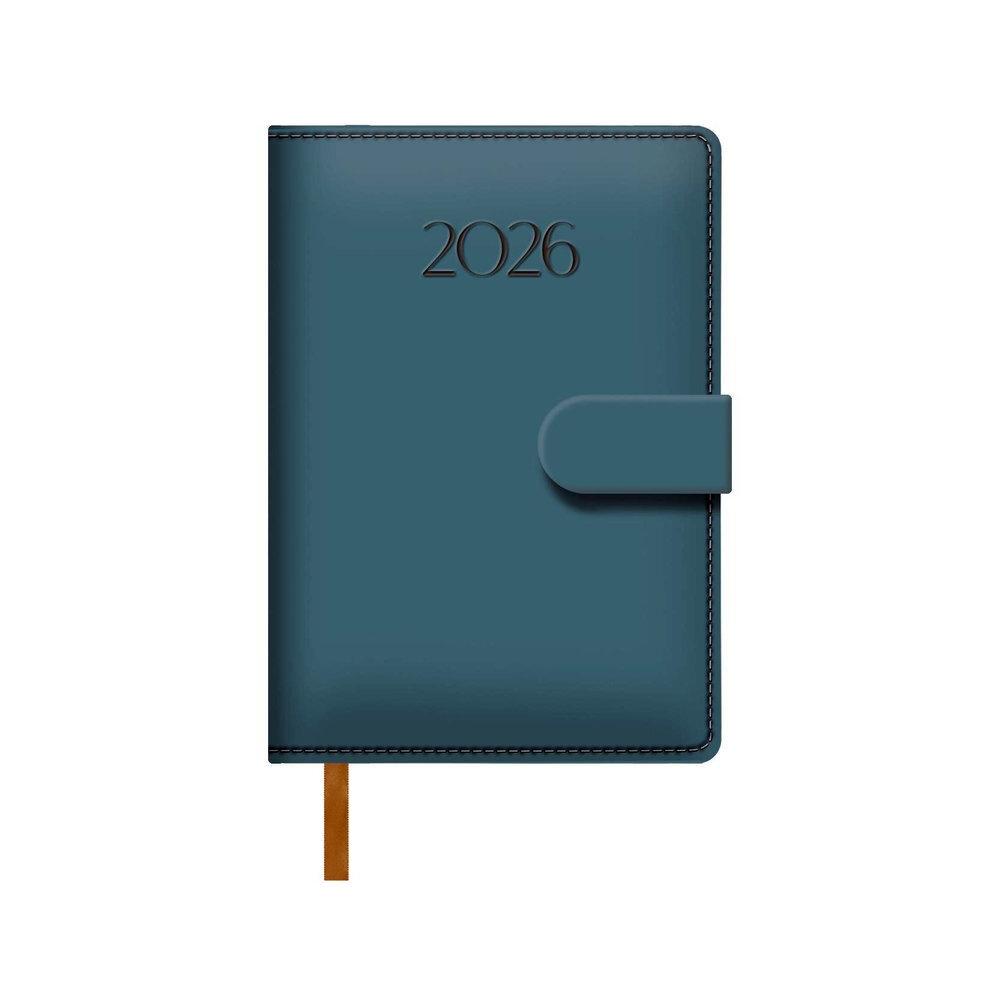 AGENDAS ANUALES 2026 PRETTY VERDE DÍA PÁGINA 12,5 x 18
