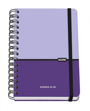 AGENDA ESCOLAR 23-24 A5 S/V DUO MORADO