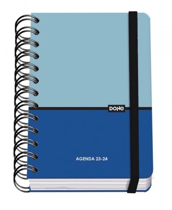 AGENDA ESCOLAR 23-24 A6 D/P DUO AZUL