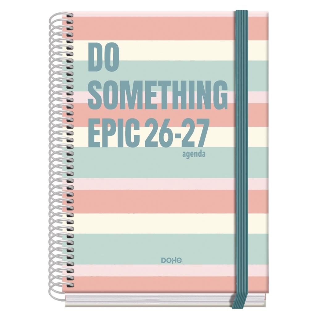 (26) AGENDA ESCOLAR 2026-2027 PRIME ESPIRAL DÍA PÁGINA EPIC A5 120 X 170