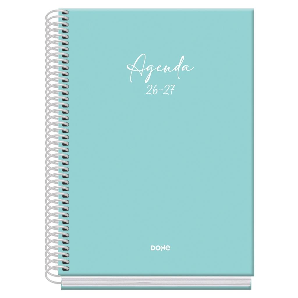 (26) AGENDA ESCOLAR 2026-2027 BASIC SERENITY ESPIRAL SEMANA VISTA VERDE A5 150 X 210