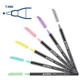 ROTULADOR EDDING 1200 COLORES PASTEL