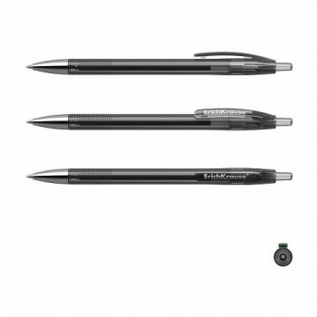 (24) BOLIGRAFO BASICO GEL RETRACTIL COLOR NEGRO