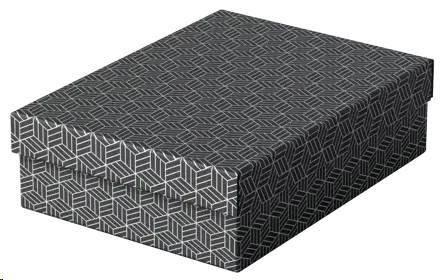 CAJA DE ALMACENAJE MEDIANA 360X265X100 COLOR GRIS