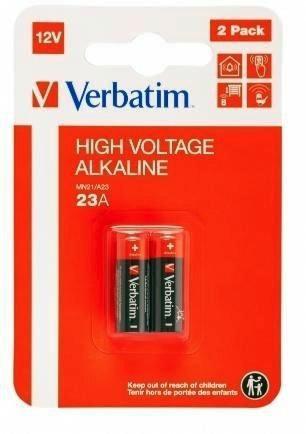 PILA VERBATIM 12V - LR23A BLISTER DE 2