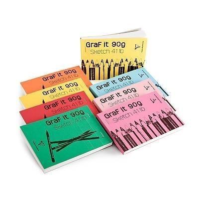 BLOC DE NOTAS CROQUIS ENCOLADO GRAF IT 105X148 A6 90G 80H